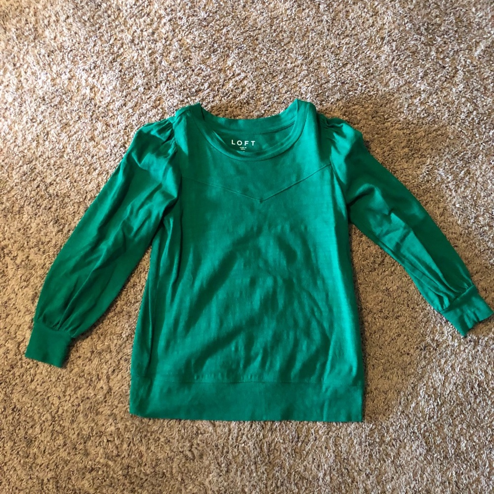 Loft Puff shoulder sweatshirt